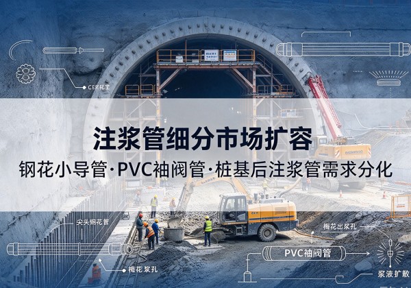 北碚区注浆管细分市场扩容，隧道钢花小导管、PVC 袖阀管、桩基后注浆管需求分化